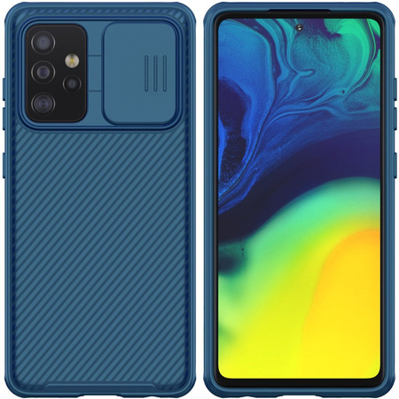Etui Nillkin CamShield Pro do Samsung Galaxy A52 5G/4G (Niebieskie)